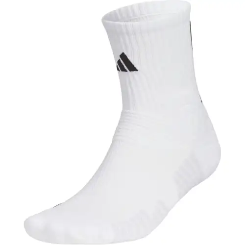 Adidas BASKETBALL CREW SELECT SOCKS Antibacterial and odorproof cushioning and anti-slip three-dimensional foot pad comfortable basketball socks for men and women 1 pair white