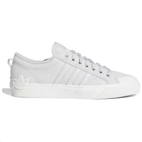 Adidas Originals Nizza 'Oversize Heel Logo - Light Solid Grey'