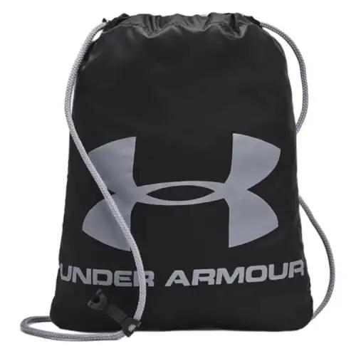 Under Armour Polyester Backpack Regular Unisex Black & Steel