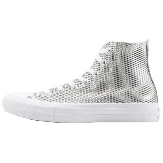 Converse Chuck Taylor All Star Women's 2 High 'Perforated Metallic Silver'