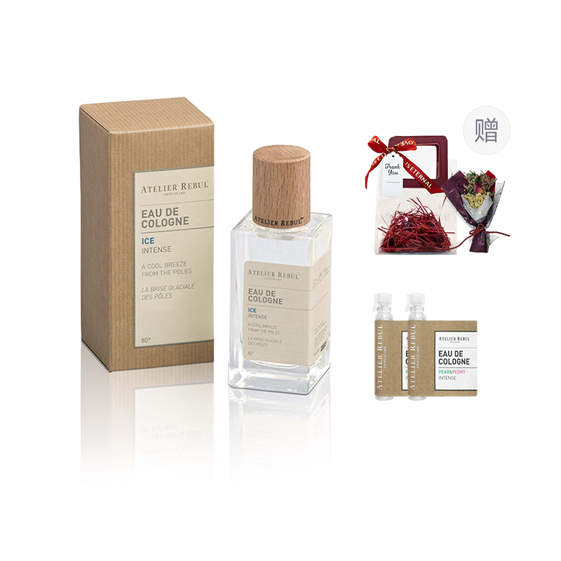 ATELIER REBUL DEPIUS 1895 Wooden floral perfume, amber eau de cologne, 50 ml