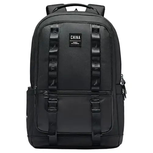 Anta Fabric Backpack Unisex Black