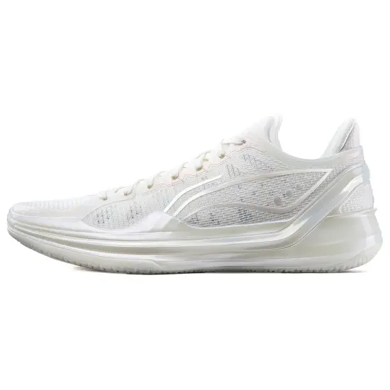 LINING Blade 4V2 Basketball Shoes Men Low-Top Mist White