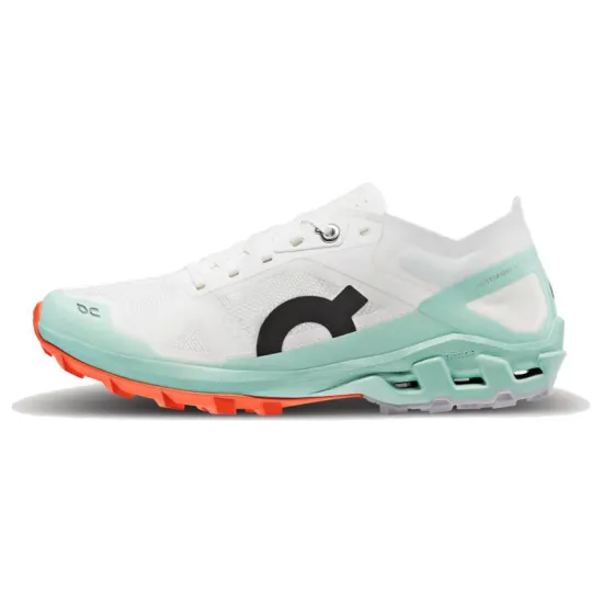 On Cloudventure Peak 3 Slip-Resistant Low-Top Running Shoes Women's White Green
