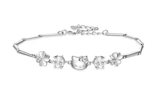 TIDECOLOR 925 Sterling Silver Sterling Silver Bracelet Women's