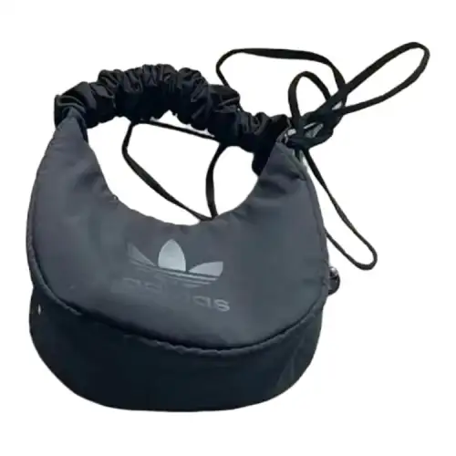 Adidas Originals Trefoil Nylon Cloud Bag, Shoulder Bag, Portable Crossbody Bag, Shoulder Bag Mini Unisex Black