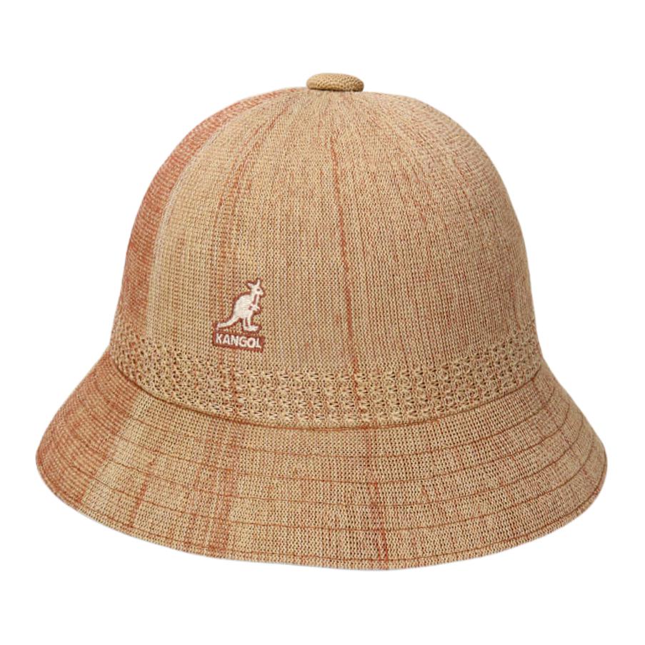 KANGOL Logo Sign Modacrylic Polyester Bucket Hat Women's Brown
