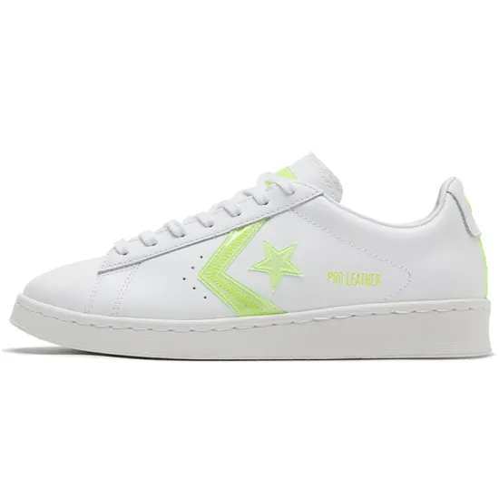 Converse Pro Leather Ox Hi-Vis White Lemon Venom
