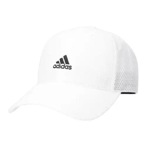 Adidas Polyester Baseball Caps Unisex White