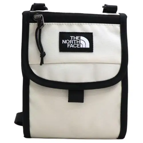 THE NORTH FACE 0.4L Shoulder Bag, Crossbody Bag, Outdoor Bag Recycled Polyester Cream White Men's