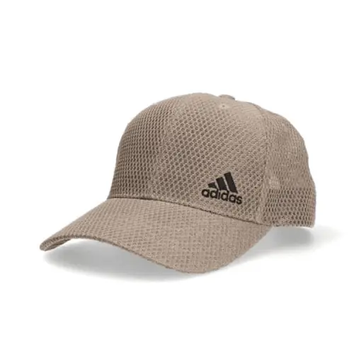 Adidas Polyester Baseball Caps Unisex Beige