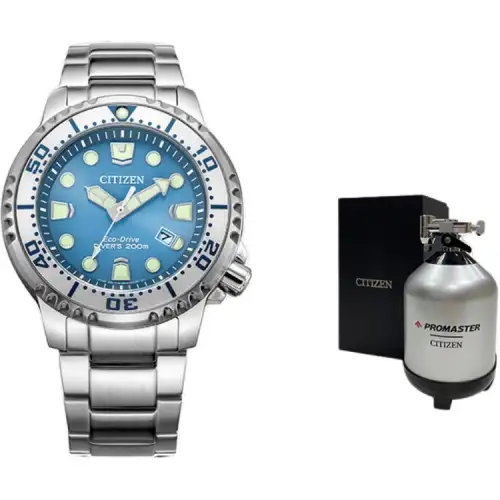 CITIZEN Glacier Collection Light Powered Quartz Movement Stainless Steel Strap Watch Unisex