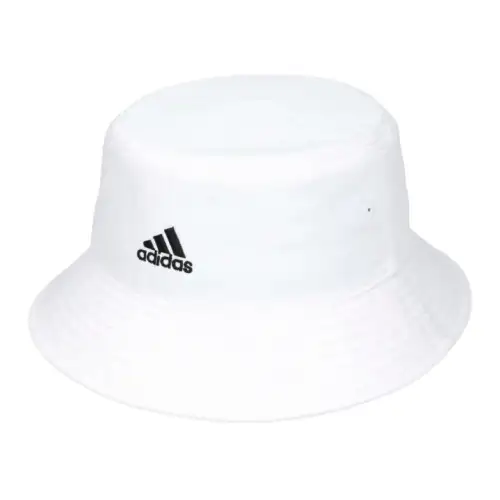 Adidas Cotton Bucket Hats Unisex White