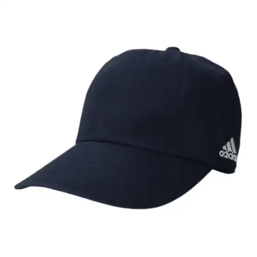 Adidas Brand Logo Cotton Baseball Caps Unisex Marine Blue