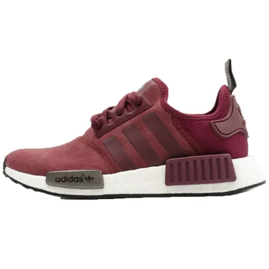 Adidas Originals Nmd R1 Maroon Suede Women's