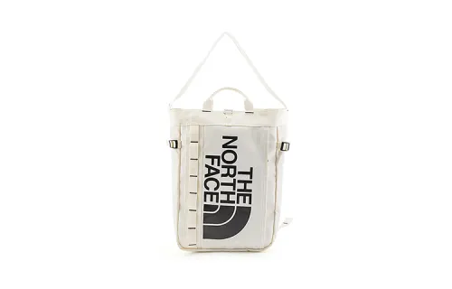 THE NORTH FACE 19.2L One Shoulder Crossbody Portable Outdoor Bag Recycled Polyester Dune White Unisex
