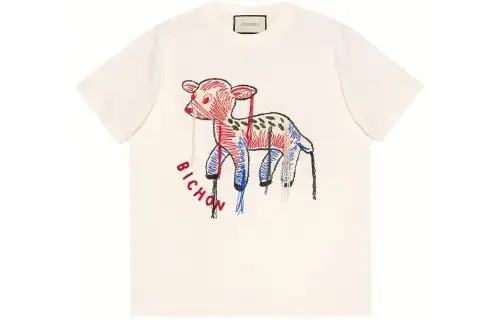 GUCCI Regular T Shirt Women's Ecru