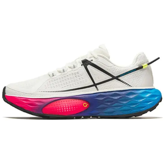 ANTA Running Shoes Men Low-Top Papyrus White