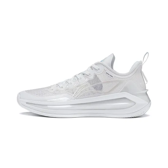 LINING Liren 3 V2 Basketball Shoes Unisex Low-Top Mist White