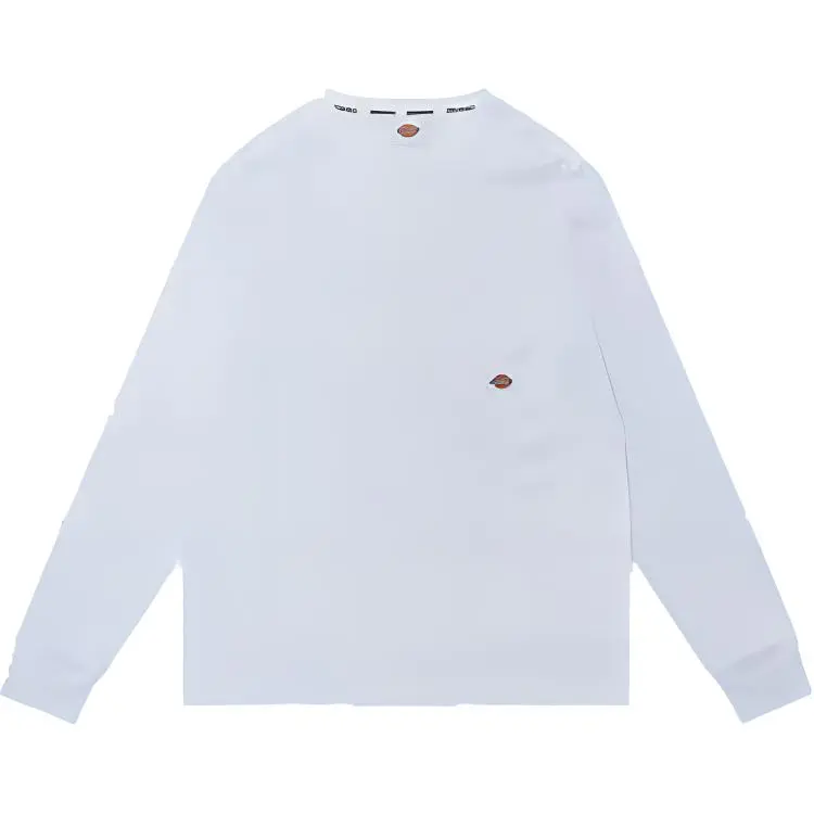 Dickies T Shirts Men's White Crew Neck Moderate Straight Fit