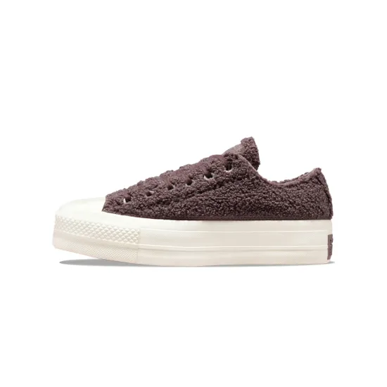 Chuck Taylor All Star Women's Converse Platform Low 'Cozy Sherpa - Violet Ore' Women's