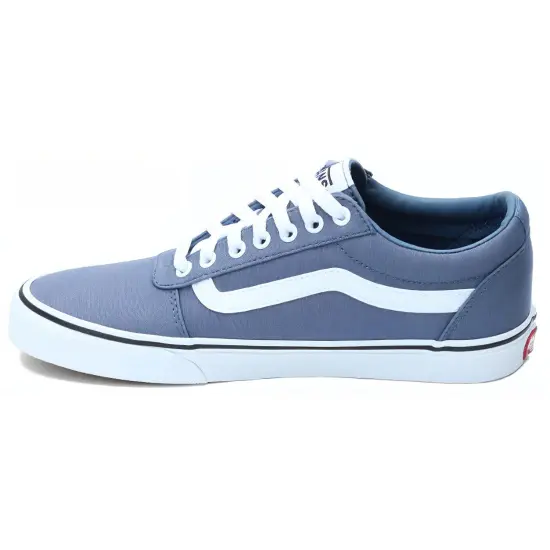 Vans Ward Skateboarding Shoes Women's Low-top White/Royal Blue/Fern Green