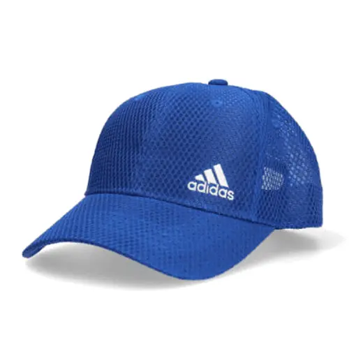 Adidas Polyester Baseball Caps Unisex Blue