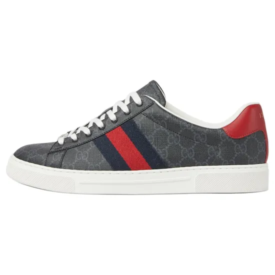 GUCCI Ace 'GG Supreme Canvas   Black'