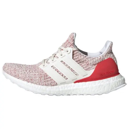 Adidas Ultra Boost 4.0 Chalk White Active Red Women's