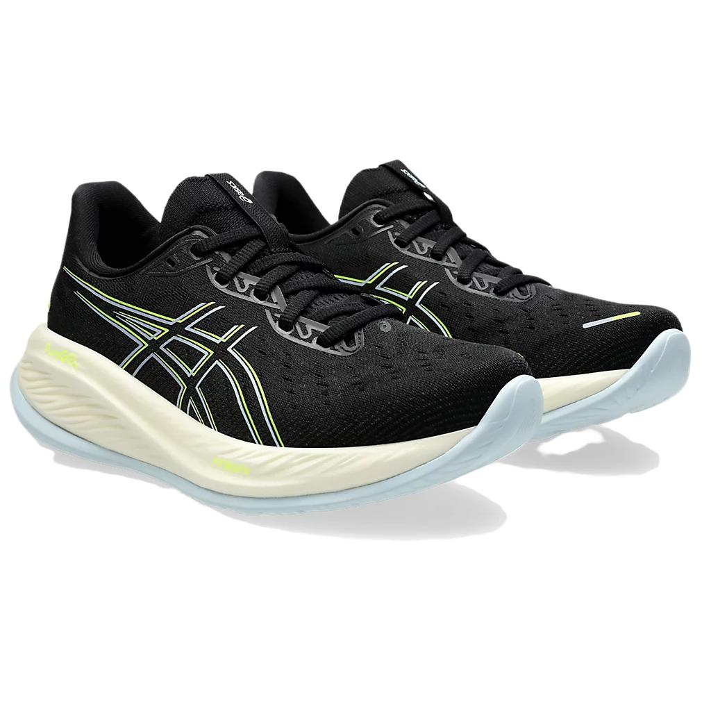 ASICS Gel Cumulus 26 Black Safety Yellow Women’s