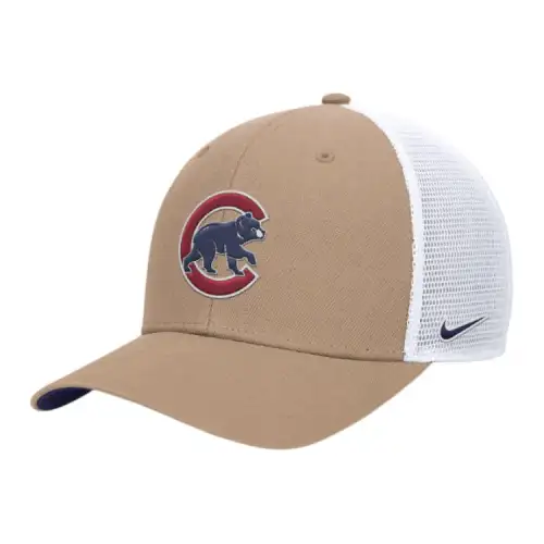 Nike Cotton Baseball Caps Men's Khaki