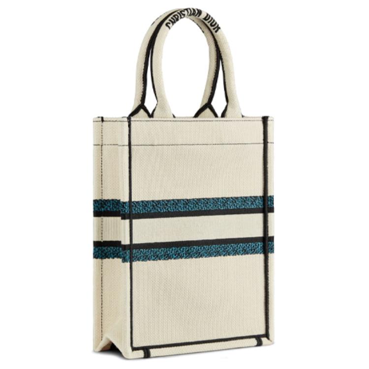 Женская сумка Dior BookTote Lucky Star (белая) — фото 3