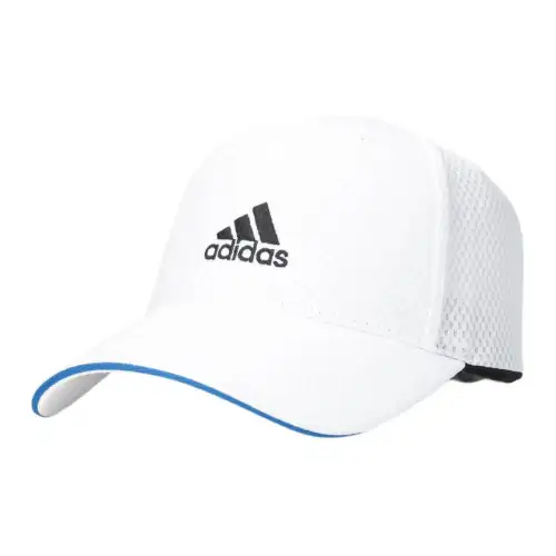 Adidas Comfortable And Breathable Polyester Baseball Caps Unisex White
