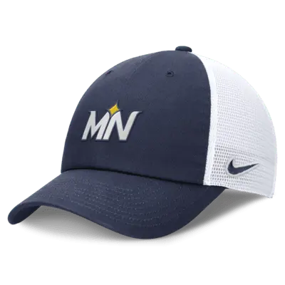Nike Cotton, Polyester Baseball Caps Men's Blue