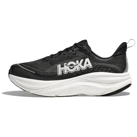HOKA ONE ONE SKYFLOW Running Shoes Men Low-Top Black White