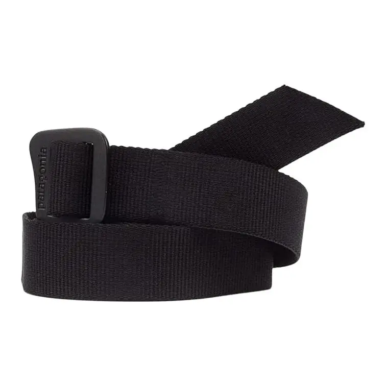 Patagonia Polyester Leather Belts Unisex Black 