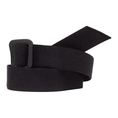 Patagonia Polyester Leather Belts Unisex Black 
