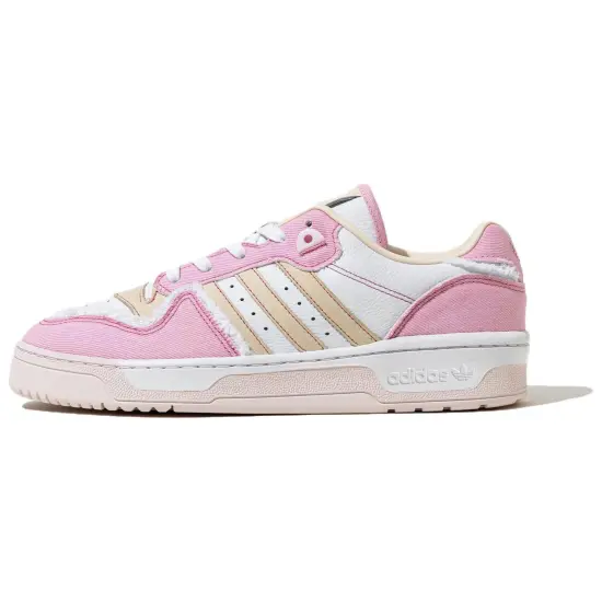 Adidas Originals Rivalry Skateboard Shoes Women's Low-Top Purple Pink/Light Yellow/White