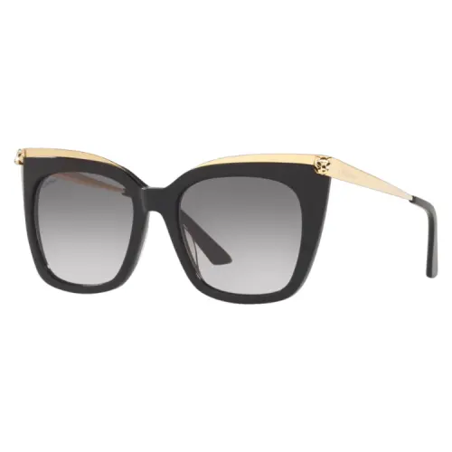 CARTIER Combo Butterfly Sunglasses Women's Gold