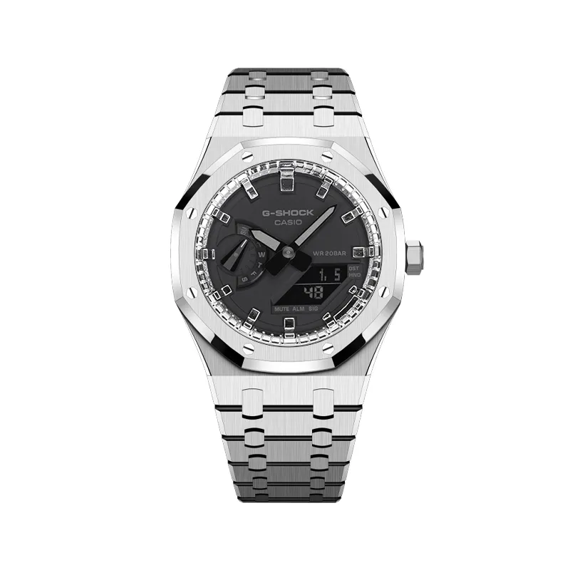 CASIO Unisex Liquid Crystal/Analog Dual Display Series 44.5mm Black Watch