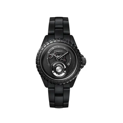 CHANEL Wrist Watches Manual Mechanical Movement Stainless Steel Watchband 38mm Black Dial Unisex