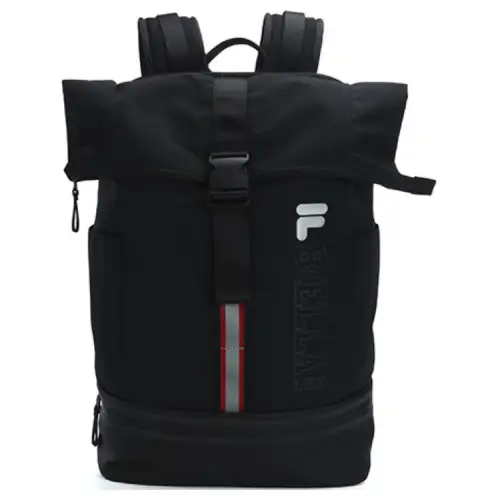 FILA FUSION Fabric Laptop Bag Backpack Regular Unisex Black