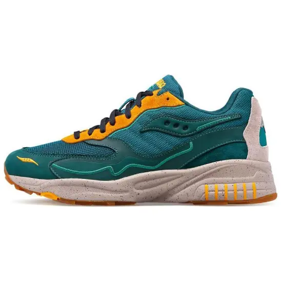 Saucony 3D Grid Hurricane Premium Green Orange