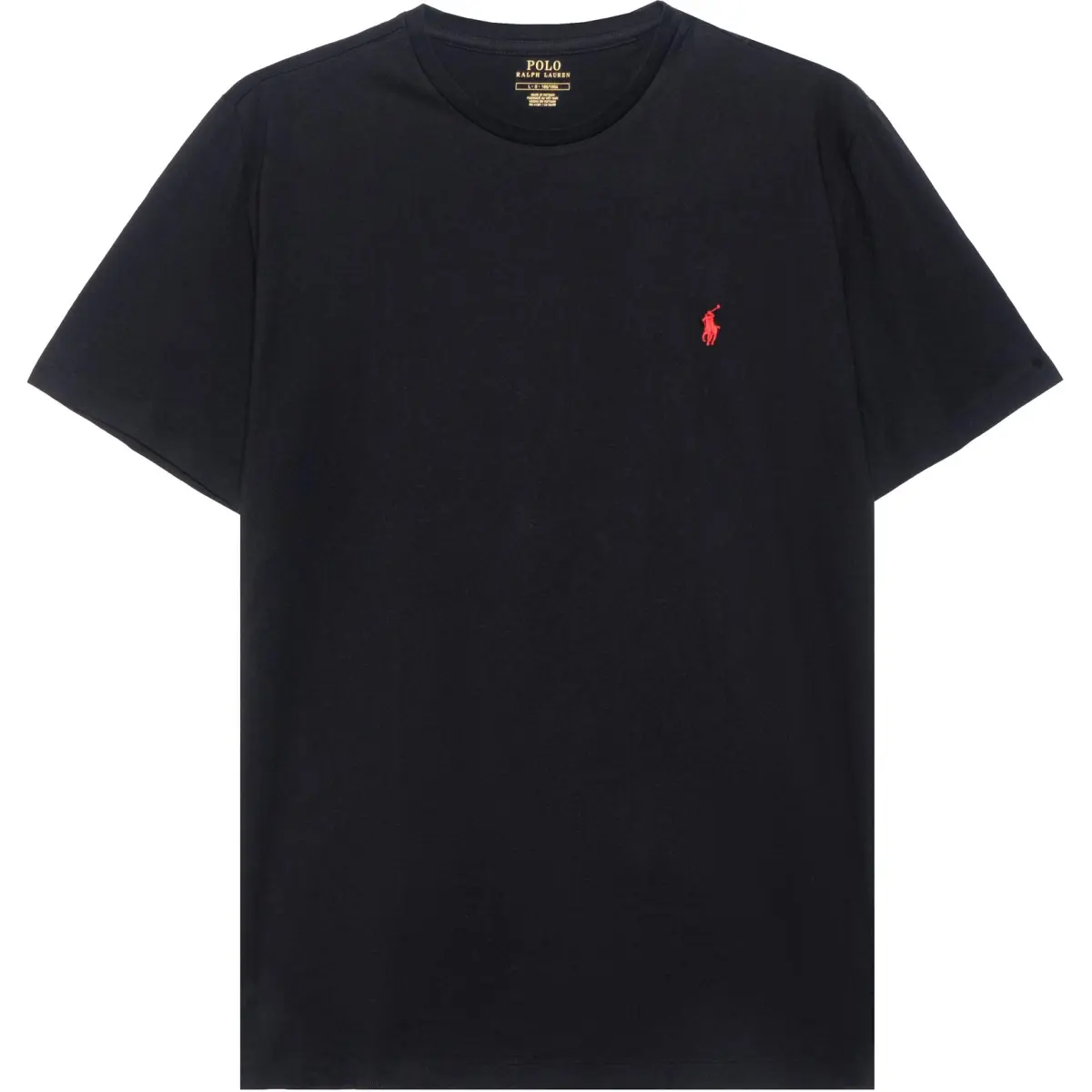 Polo Ralph Lauren FW22 Men's Pony Logo Crewneck Pullover T-Shirt Black