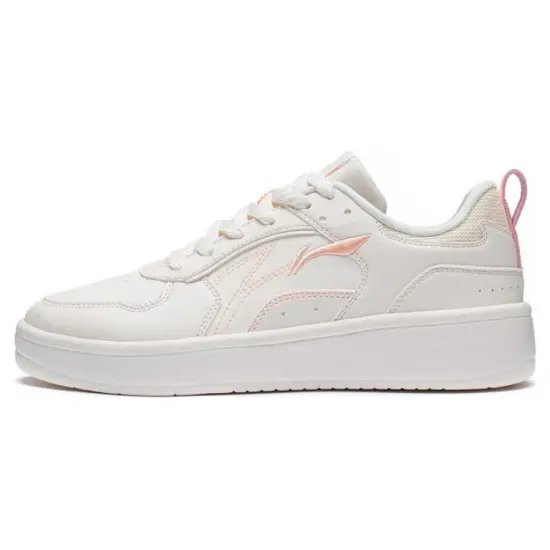 LINING Spike Years Skateboard Shoes Women's Low-Top White