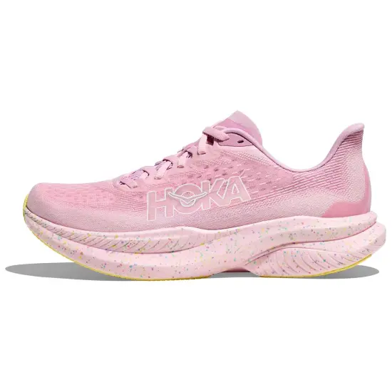 HOKA ONE ONE MACH 6 Running Shoes Women's Low-Top Twilight Pink/Lemon