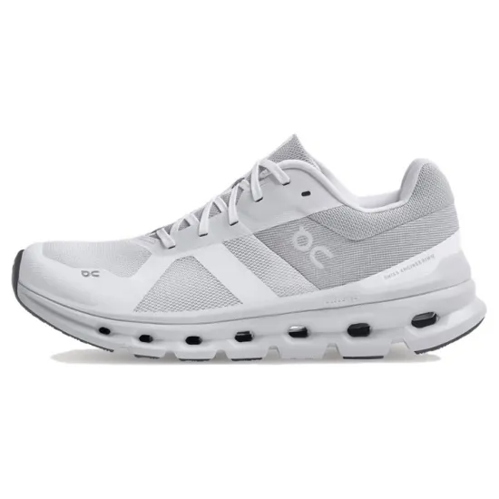 On Women's Cloudrunner Wide 'White Frost'