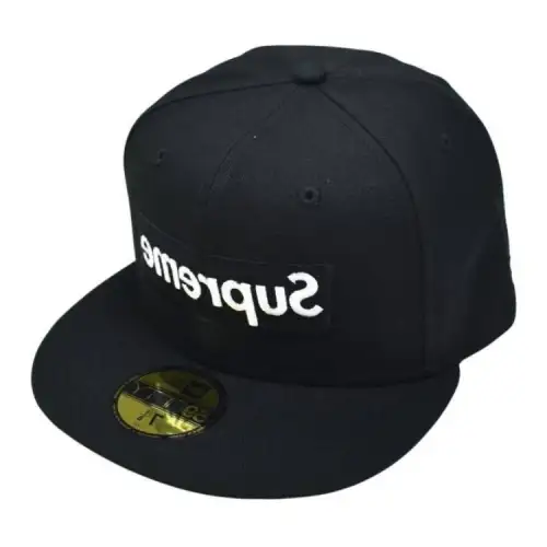 Supreme x New Era Baseball Caps Men's Black