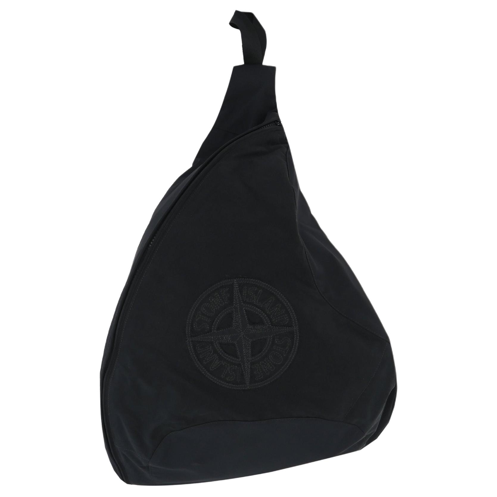STONE ISLAND Polyester With Polyamide Shoulder Bag Men's Black