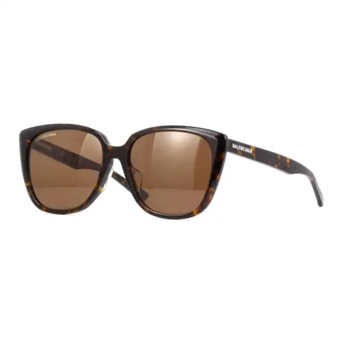 Balenciaga Acetate Square Sunglasses Women's Tortoiseshell